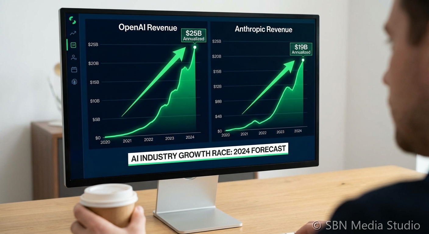 OpenAI Surpasses $25 Billion in Annualized Revenue, Eyes Late-2026 IPO as Anthropic Approaches $19 Billion