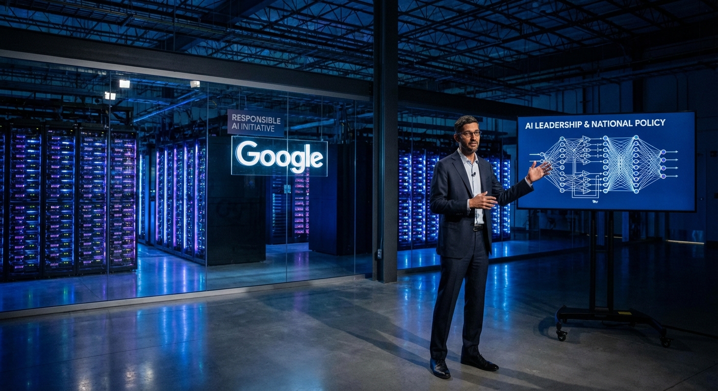 Google CEO Sundar Pichai: America Must Lead AI Development 'Boldly and Responsibly'