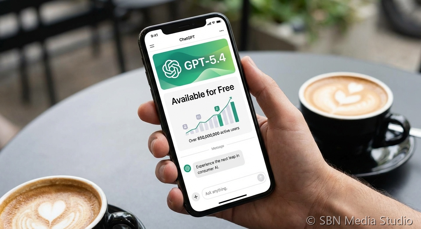 GPT-5.4 Now Available on ChatGPT's Free Tier, Bringing Frontier AI to Hundreds of Millions