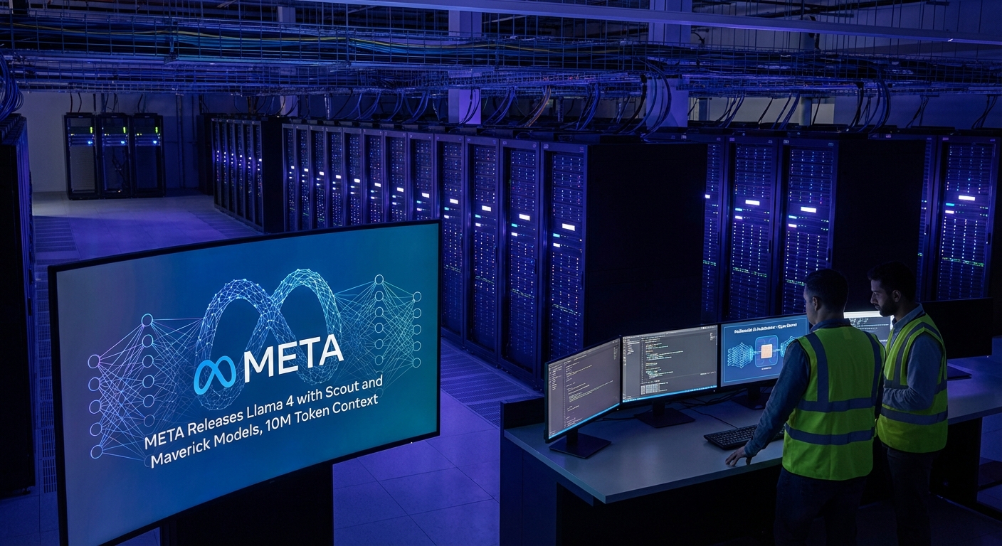 Meta Releases Llama 4 with Scout and Maverick Models, Natively Multimodal and 10M Token Context