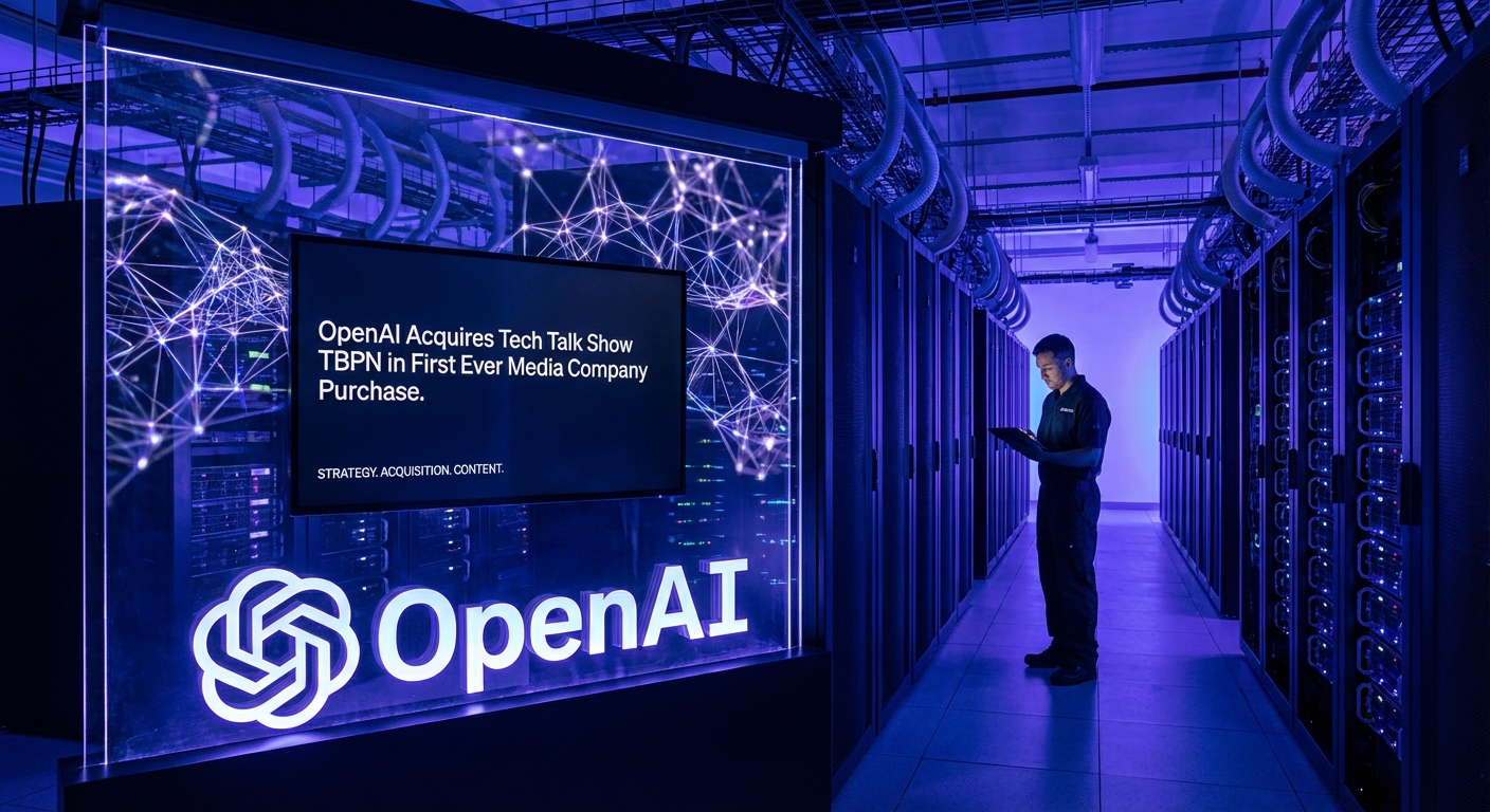 OpenAI Acquires Tech Talk Show TBPN in First-Ever Media Company Purchase